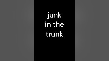 Junk In The Trunk (official music video)