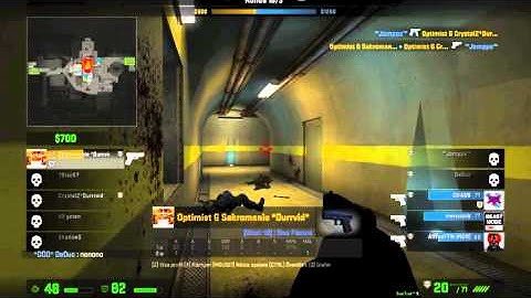 CS:GO Nuke - Clutch 1v4