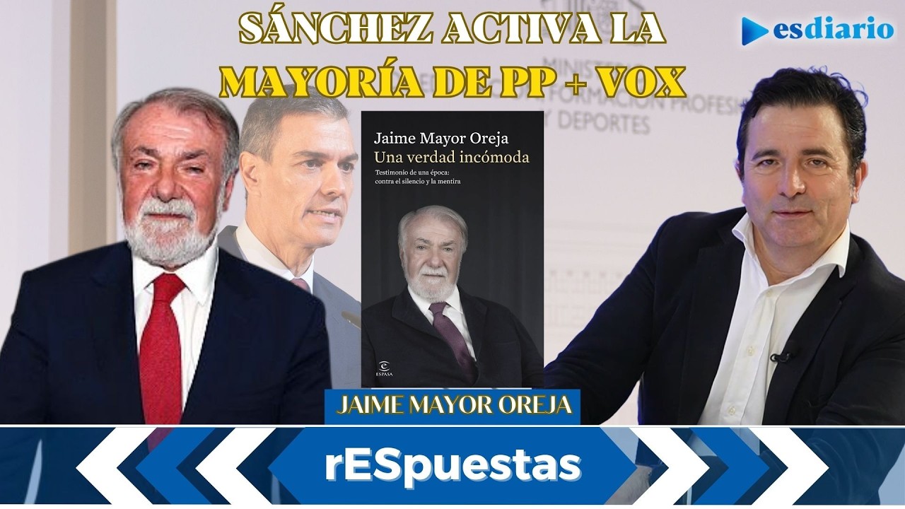 Mayor Oreja: Sánchez y su 'frente popular' generan la mayoría de PP + Vox 