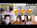 Fast Drawing on Omegle (Stickman Prank) Episode 06 | Guhit Jes