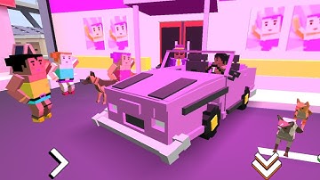 Blocky Farm & Racing | Go To The Club | #FarmMode | #AndroidIOS Game Play