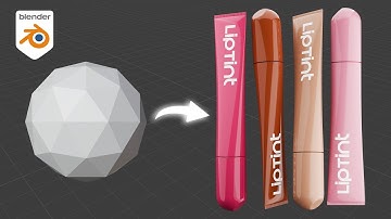 How to Create Lipstick Modeling  in Blender Tutorial for Beginners #blender3d #3dmodeling