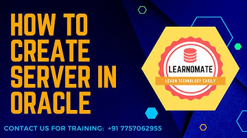 #shorts  How to create a server in oracle. | Learnomate Technologies
