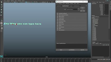 Creating 3d text in Autodesk Maya 2020