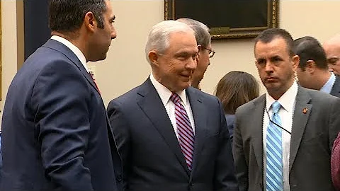 Attorney General Jeff Sessions grilled on alleged Russia contacts