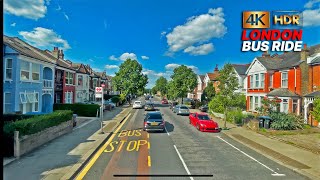 LONDON Bus Ride ?? - Route 102 - North London's 12-mile route (19 km) from Brent Cross to Edmonton 