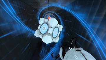 Portal 2 - Cube on Button - by Goat Cheese
