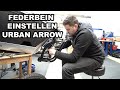 RMS Bikes - Custom Bike vom Rahmenbauer Krömer und Federbein einstellen beim Urban Arrow