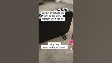 Depotting Pat Mcgrath Eyeshadow , Easiest and Cheapest way without breaking it