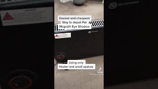 Depotting Pat Mcgrath Eyeshadow , Easiest and Cheapest way without breaking it