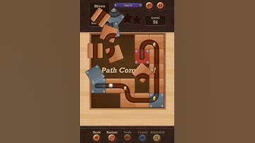 Roll the Ball slide puzzle Star G Pack Level 56 Solution