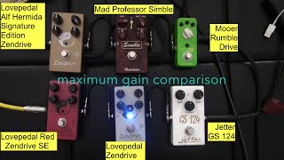 dumble style od pedal shootout