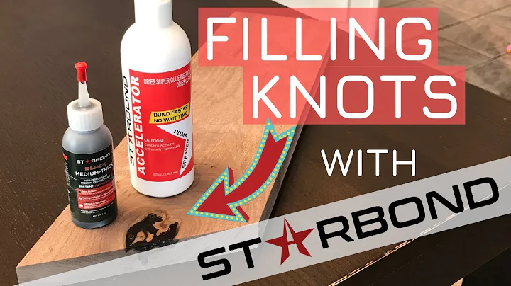The Secret to Filling Knots in Wood - How to use C...