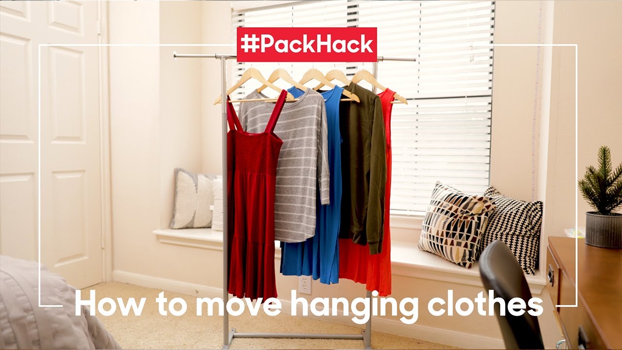 How to Pack Hangers and Hanging Clothes for Moving