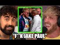 LOGAN PAUL REACTS TO "F**K JAKE PAUL" CHANTS (UFC 261)