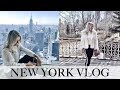 New York Travel Vlog: Top Of The Rock, Central Park, Shopping, Brooklyn Bridge, Best Food In NYC