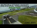 4K STORMY TAKEOFF PHILADELPHIA - FRONTIER A321