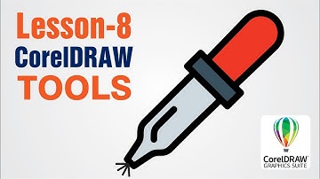 Lesson-8 CorelDRAW Tools Learning | CorelDRAW Tutorial | Color Eyedropper, Attributes Eyedropper