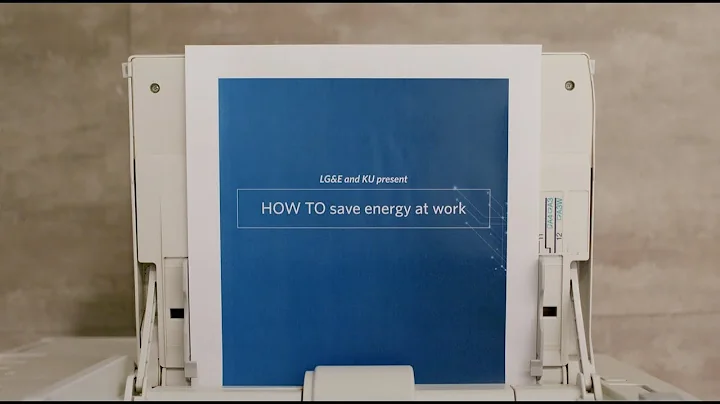 How To Save Energy at Work | LG&E and KU