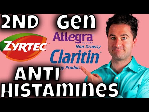 Allergy Relief - Allegra, Zyrtec, Claritin (2nd Generation Antihistamines)