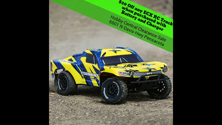 $20 Off any ECX RC Truck when purchased with Battery and Charger