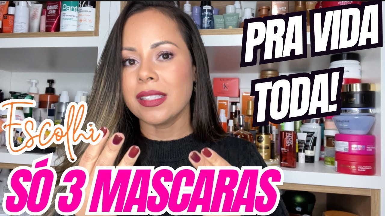 Escolhi só 3 MÁSCARAS pra VIDA toda🫣