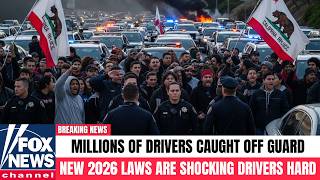 Millions of California Drivers CAUGHT OFF GUARD by New 2026 Laws