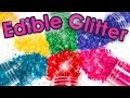 How to Make Edible Glitter 3 Different Ways!  (Cake Decorating DIY)