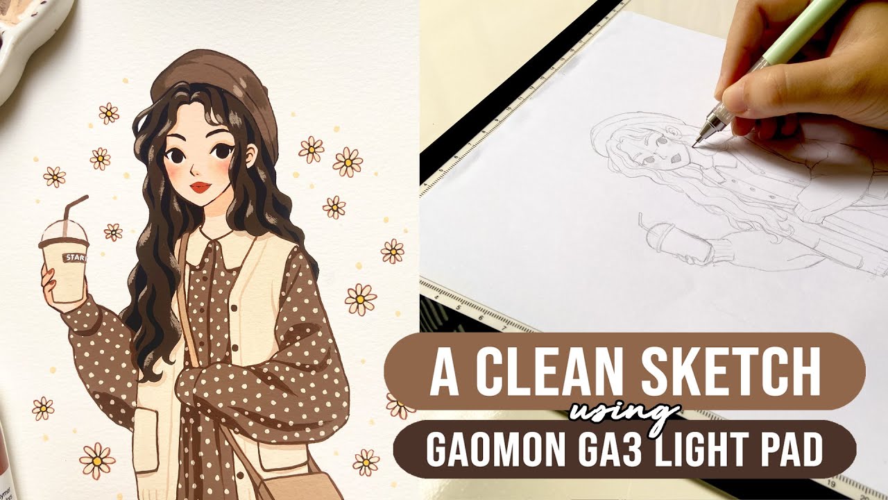 How To Make A Clean Sketch // GAOMON GA3 LED Light Pad Review
