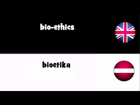 TRANSLATE IN 20 LANGUAGES = bio ethics