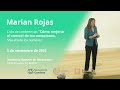 Marian Rojas: &quot;Tenemos que ser personas vitamina&quot;