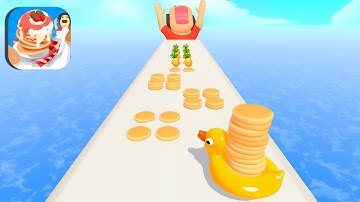 PANCAKE RUN🥞🍰🥞All Levels Gameplay Walkthrough Android,ios