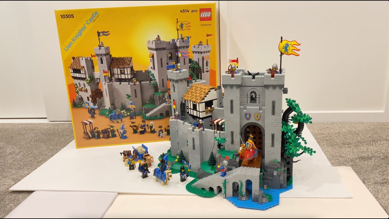 Lion Knights' Castle (LEGO Icons - 10305) - Review - Brickonaute