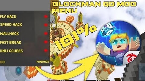 Update!! Blockman Go Mod Menu 2.25.3|Unlimited Gcube, Fly Hack, Speed Run & More 100% Work.
