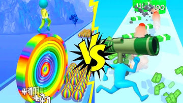 Brick Builder vs Gun Head Run Gameplay (iOS,Android) Walkthrough New Update Video SK gaming Baba