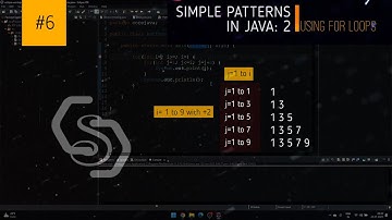 Simple Patterns in Java: 2 | Using for loop | Odd Numbers | Coding in Java | Eclipse | #6