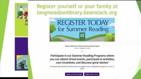 Storrs Library Summer Reading Program "Imagine Your Story" Introduction