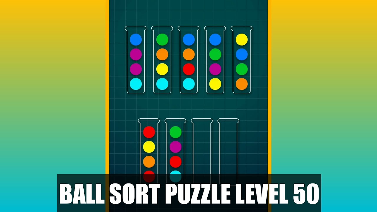 Ball Sorting Puzzle Game Level 50 Ball Sort Puzzle Level 50