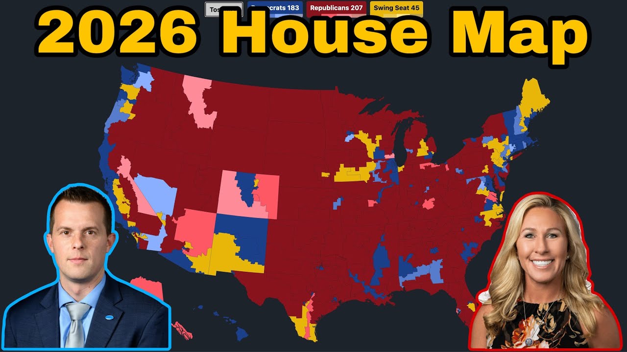 2026 House Map Prediction August 2025 YouTube 