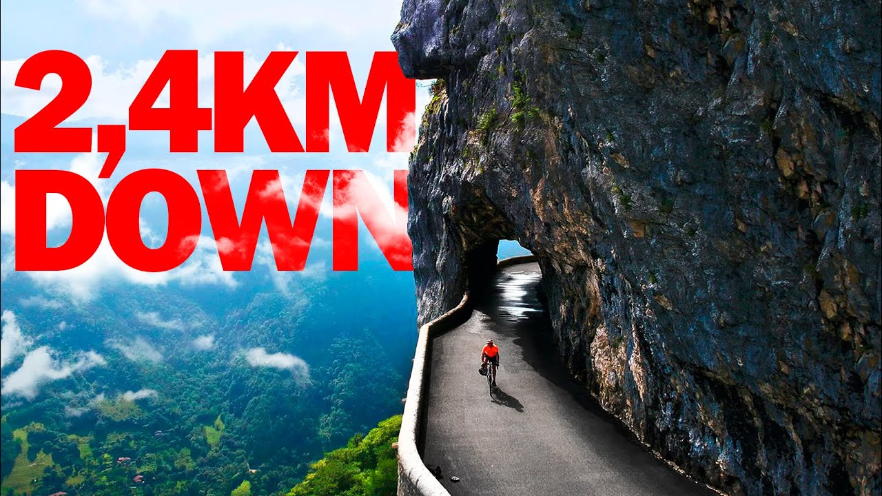 Chinese locals are SCARED of the cliff sky roads