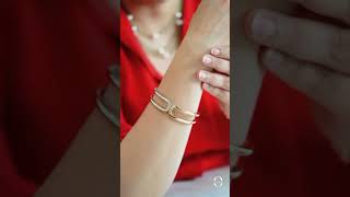 A Bold Yet Minimalistic Gold Bracelet 💛 | Statement Gold Bracelet | Ornamint #shorts