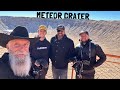 Frozen motorcycle tour to arizonas famous meteor crater  4k