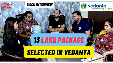 13 LAKH PACKAGE IN VEDANTA AT CMA CAMPUS | CMA PRIYANSHI GUPTA | MOCK INTERVIEW | CMA AKSHAY SEN