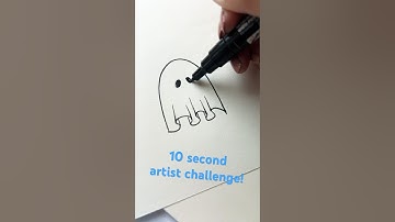 10 second artist challenge! Why am i so slow💀 #art #drawing #challenge #shorts #howtodraw #tutorial