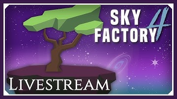 Sky Factory 4 Livestream | Crates & Tinkers Smeltery! | (Sky Factory 4 SMP Skyblock 1.12.2)