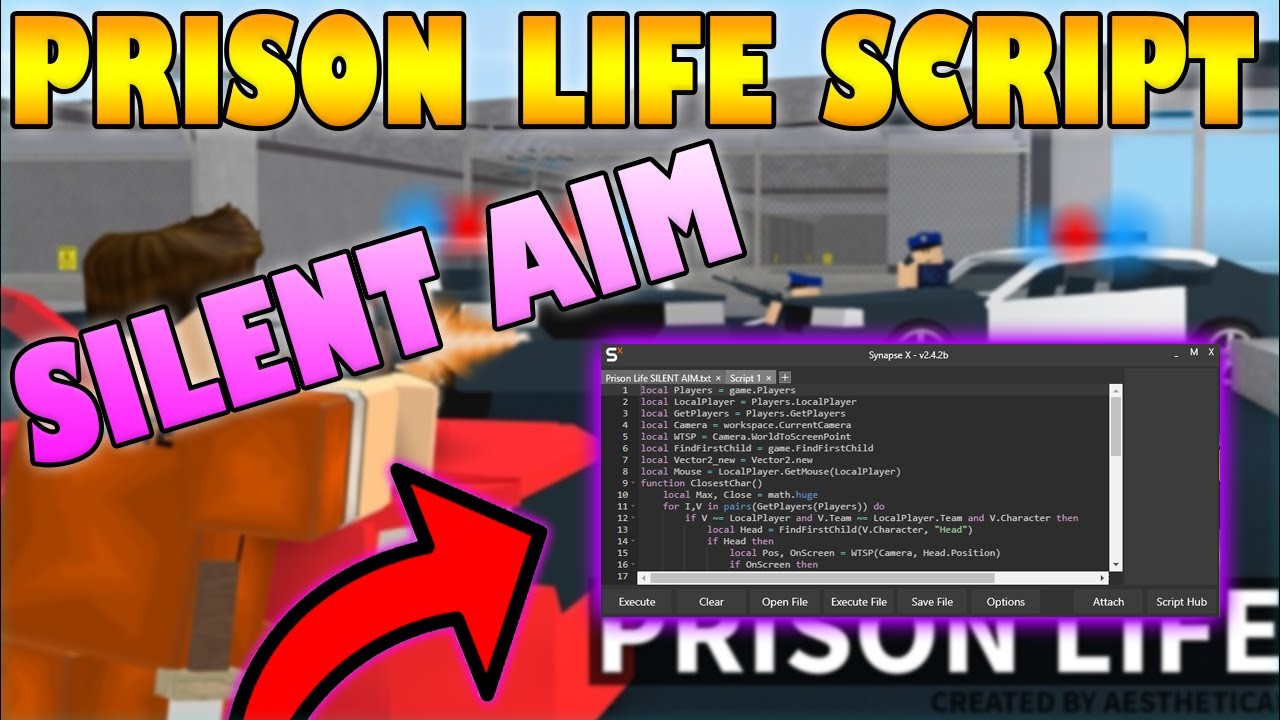 Prison Life Script Pastebin Working 2020 Silent Aim Youtube - roblox prison life aimbot script pastebin