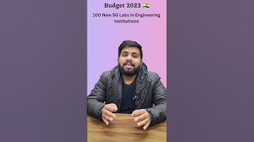 100 New 5G Labs will be open announced in #budget #budget2023 #5g #5glabs #5gtechnology #application