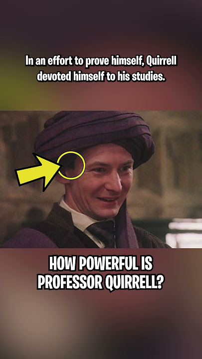 How powerful is Professor Quirrell? #short