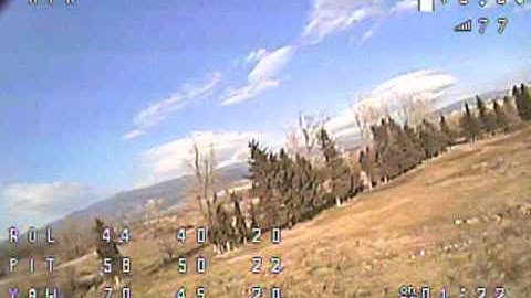 Betaflight 3.1.3 with stock PIDs - maiden flight