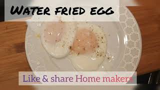 steamed egg  healthy egg  poached egg Poached Egg/water fried egg/ how to fry an egg in water